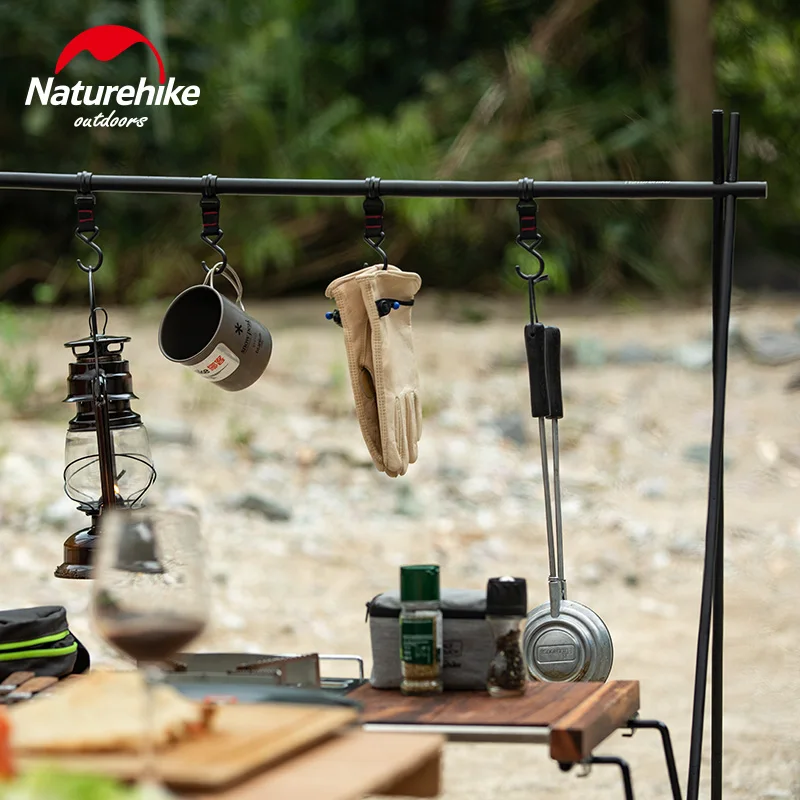 Подвесная вешалка Naturehike из алюминиевого сплава для кемпинга стойка посуды |