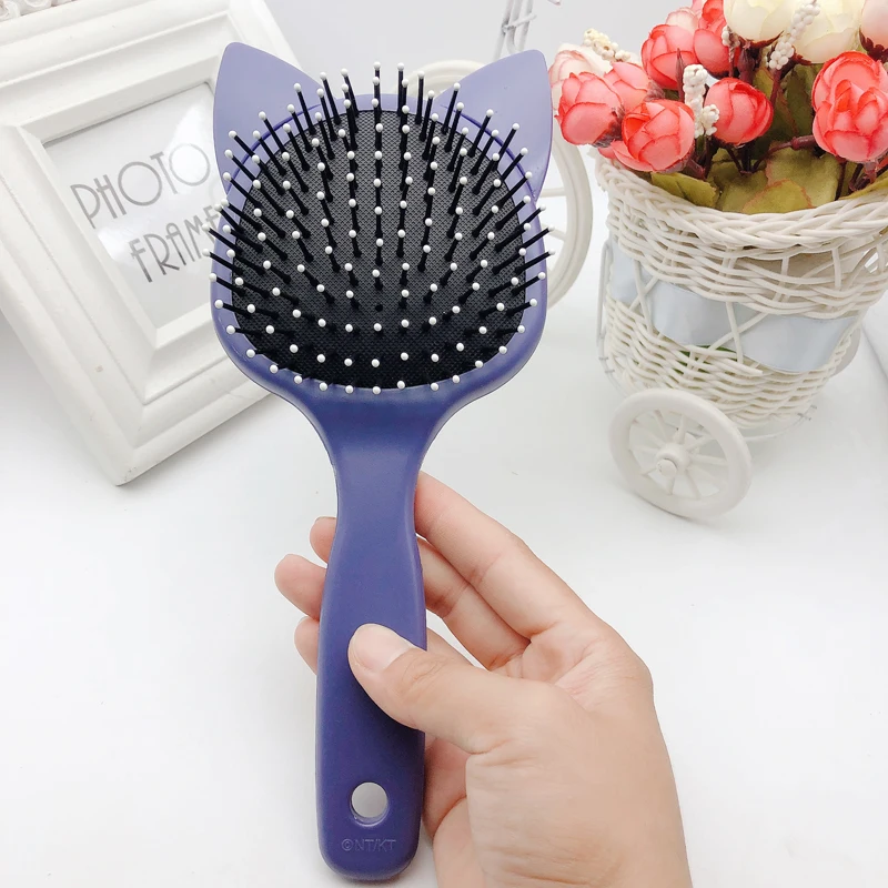 

Sailor Moon Luna Cat Cosplay Prop Cute Purple Makeup Airbag Massage Comb