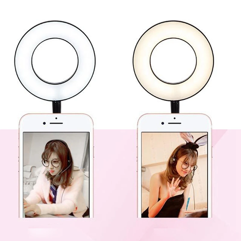 Clip-Type Fill Light Anchor Beauty and Lamp with Clip LED Small desk Computer Desk Office | Электроника