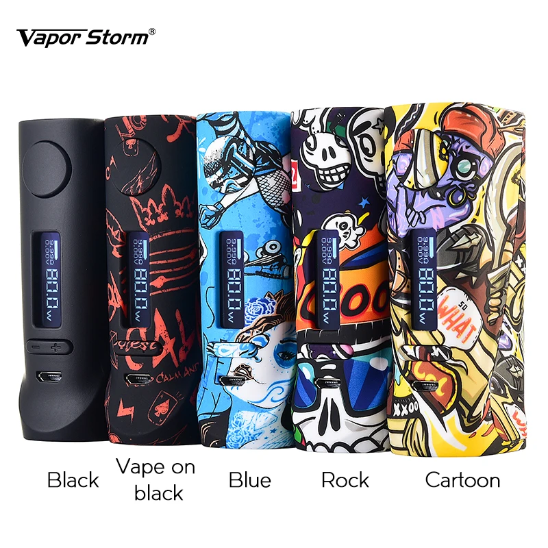 Оригинальный Vapor storm ECO PRO мод 5 Вт-80 Вт электронная сигарета Vape Поддержка режима TC