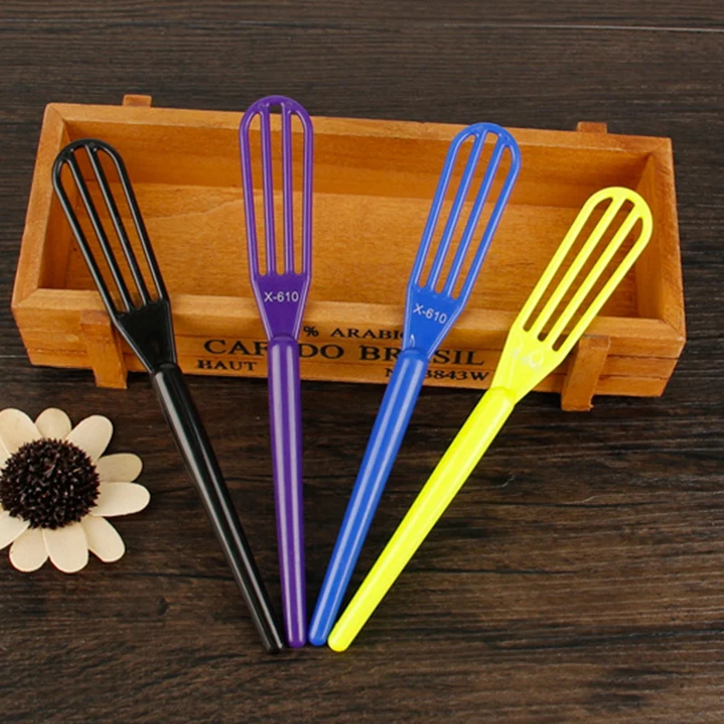 10 шт./упак. Pro Парикмахерская крем краска для Венчик Пластик смеситель краски