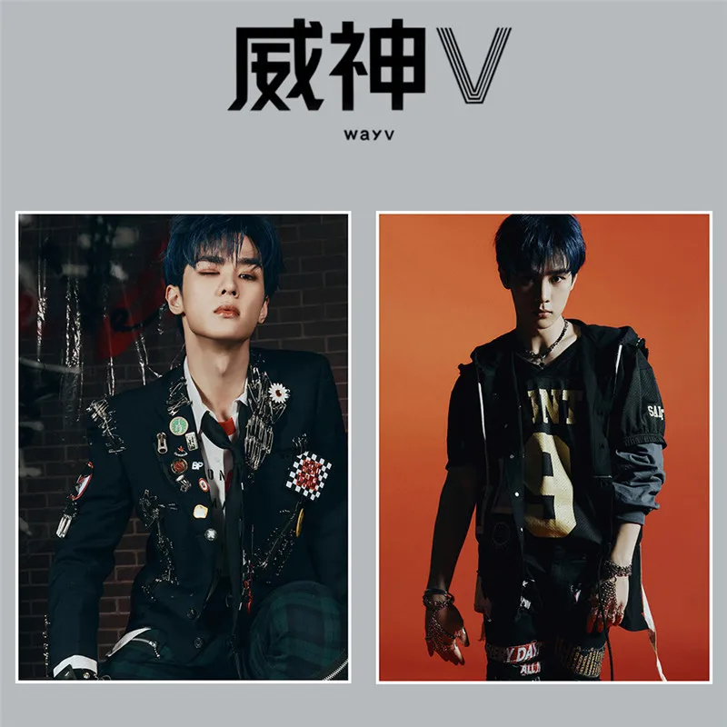 Альбом Пробуждение мира Kpop WayV 2 шт./компл. постер с картинками фото открытка