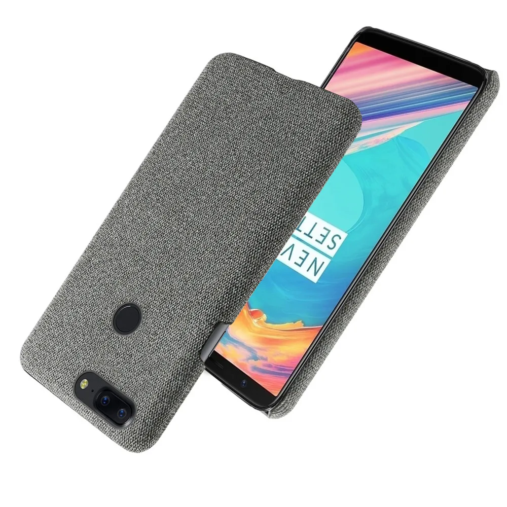 cloth cases for oneplus 5t case case slim retro cloth hard phone cover for one plus a5010 5 t capa 1 5t 15 funda coque free global shipping