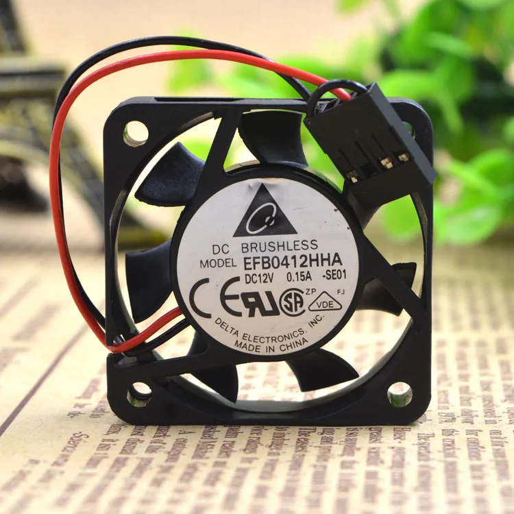 

Delta 4010 4CM 12V 0.15A EFB0412HHA Double Ball Server Cooling Fan