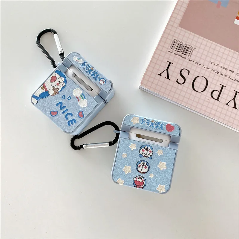 

Doraemon Cartoon Cute Girl Sheepskin Earphone Case for iPhone airpods1/2 AirPods Pro 3 Wireless Bluetooth Earphone Case
