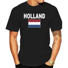 Забавная Мужская футболка, яркая Мужская футболка, необычная футболка с голландскими флажками, подарок, крутая футболка