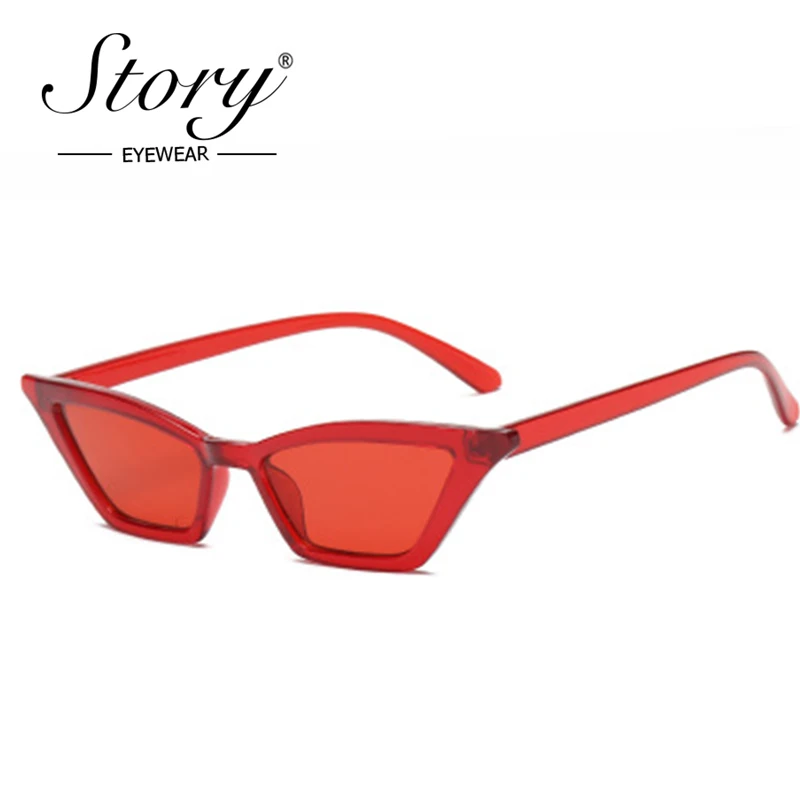 Новинка 2018 модные крошечные женские солнцезащитные очки кошачий глаз в стиле