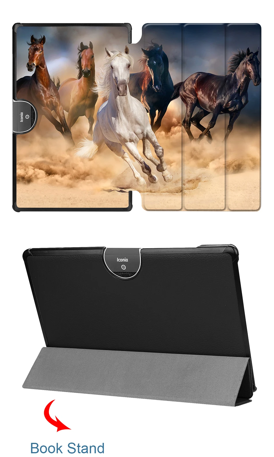 MTT чехол для планшета для acer Iconia one 10 A3-A50, 10,1 дюймов, чехол, тонкий чехол с изображением животных из искусственной кожи, магнитный чехол-подставка, защитный чехол