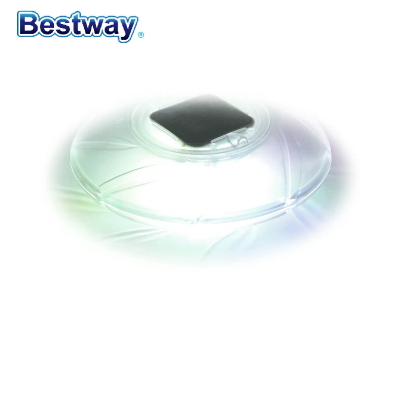 58111 Bestway 4 шт. плавающая лампа на солнечной батарее многоцветный светодиодный