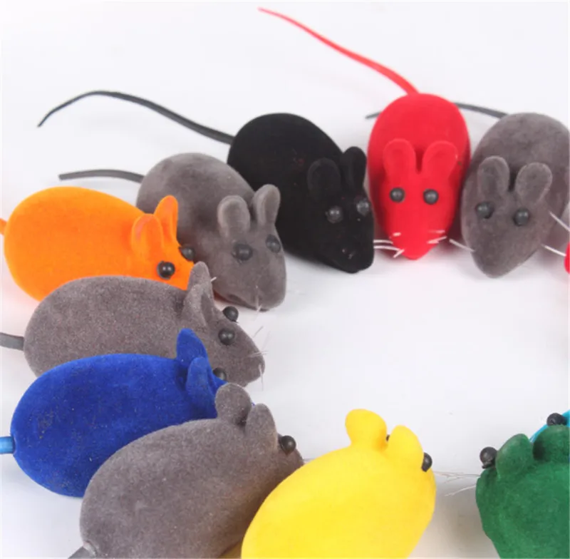 1 шт. милый игрушечный Кот мышь из флока Забавные игрушки Китти звук плюшевая