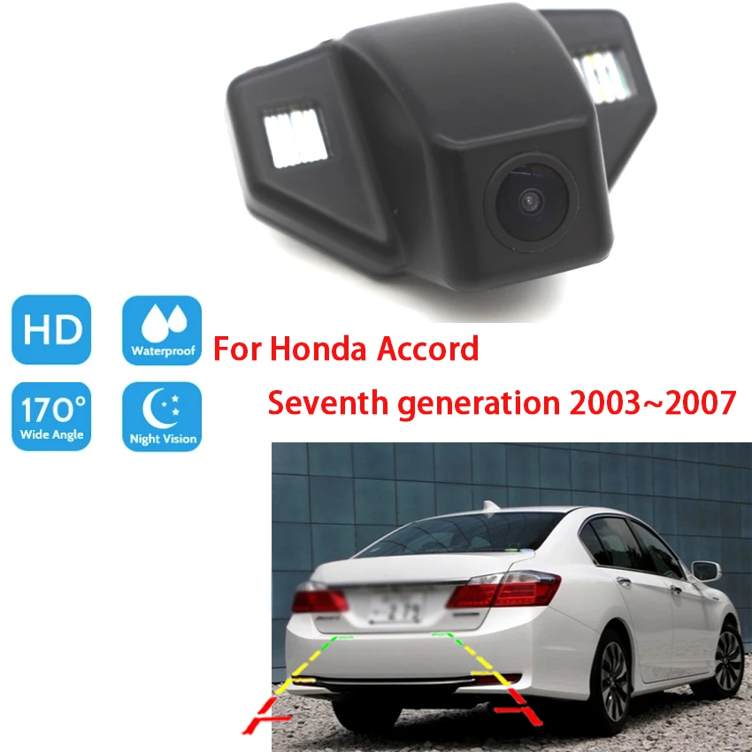 

For Honda Accord Seventh generation 2003 2004 2005 2006 2007 CCD HD Car Reverse Backup Parking Rear View Camera high quality RCA