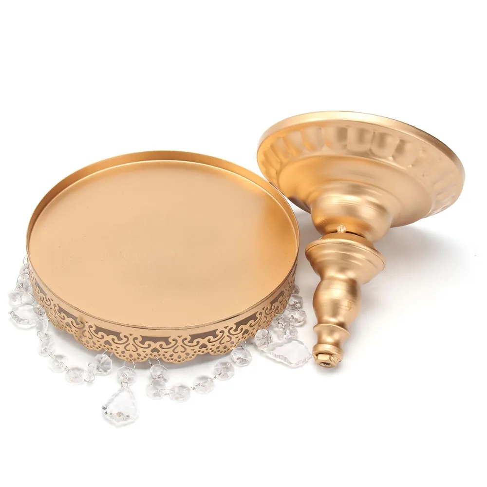 

TENBROMAN Iron Cake Stands Wedding Decorating Tools Moulds Cake Tray Rack Pan High Foot European Snack Rack Pastry Plate