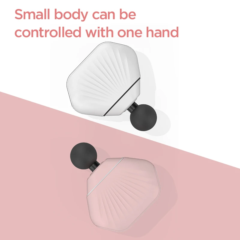 Booster Mini Scallop Massage Gun Muscle Pain Relief Vibrator Machine Fitness Shaping | Красота и здоровье