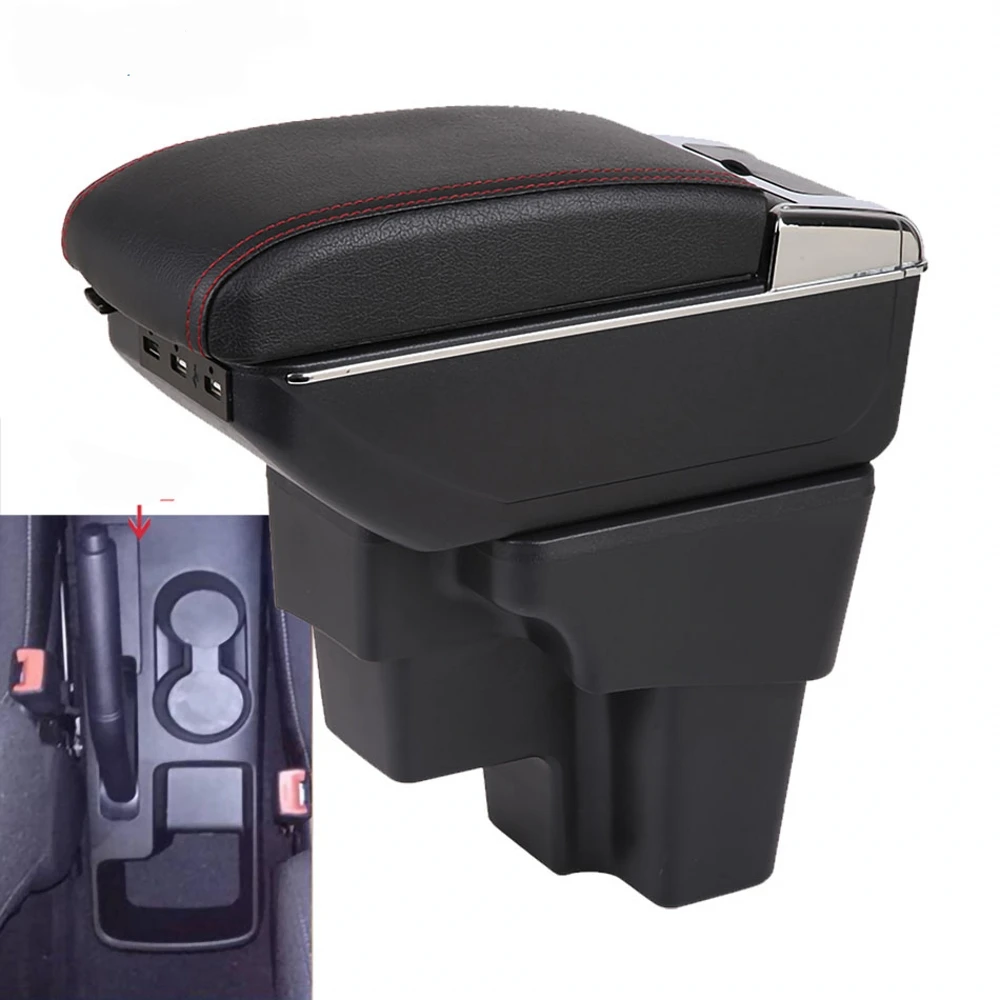 

Для KIA RIO подлокотник для Южной Америки модифицированные детали автомобильный подлокотник центр хранения коробка автомобильные аксессуары интерьера автомобиля USB 2015-2019