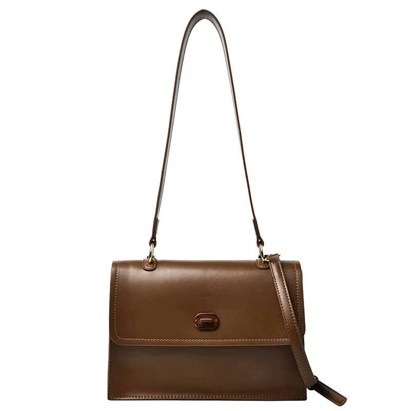 

European and American Retro High-quality Handbags 2021 New Texture Single Shoulder Messenger Bag Ladies Fashion Small Square Bag