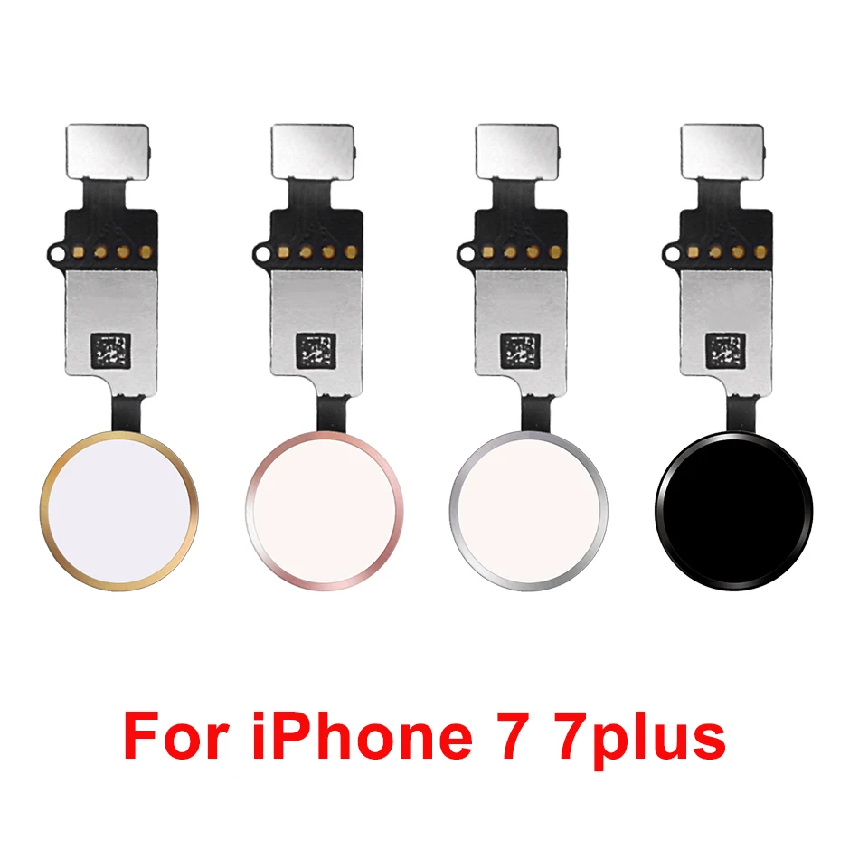 10 шт. кнопка домой с гибким кабелем для iPhone 5 5C 5S 6 6Plus 6s plus 7 гибкая сборка 7Plus |