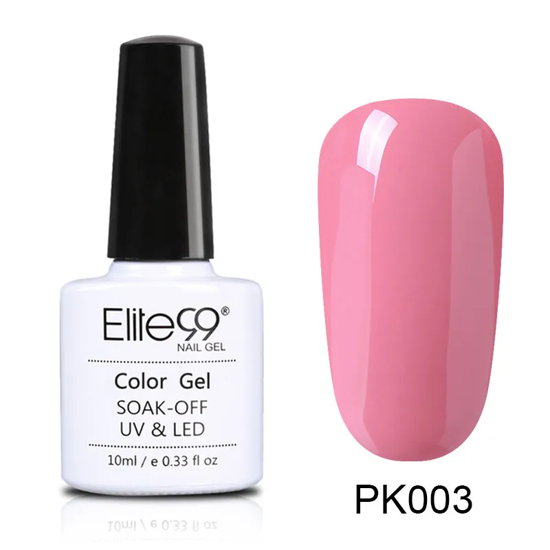 PK003 Elite99 лак для ногтей винно-Красного цвета серия Гель лак для ногтей отмачиваемый матовый эффект УФ гель Гибридный лак Полупостоянный маникюр - Цвет: PK003
