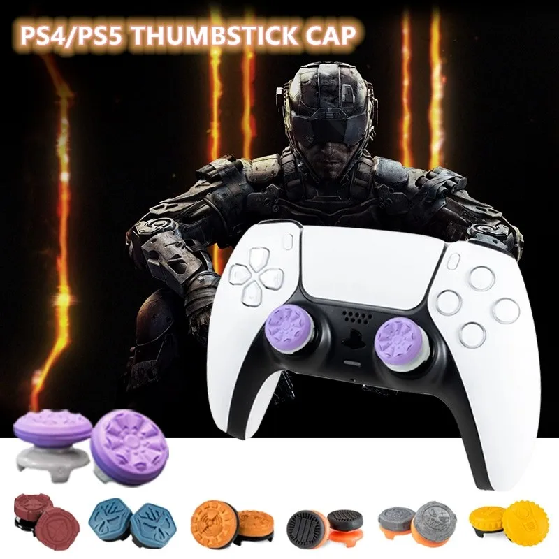 

FPS for PlayStation 4 (PS4) Thumbsticks Cover Grav Slam Thumb Grip Stick Joystick Caps for PS4 Gamepad Controllers