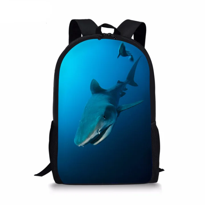 Детский рюкзак с 3D-принтом в виде акулы