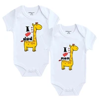 i love dad i love dad baby clothes newborn casual infants girl boy baby bodysuits short sleeve baby rompers roupa de beb%c3%aa