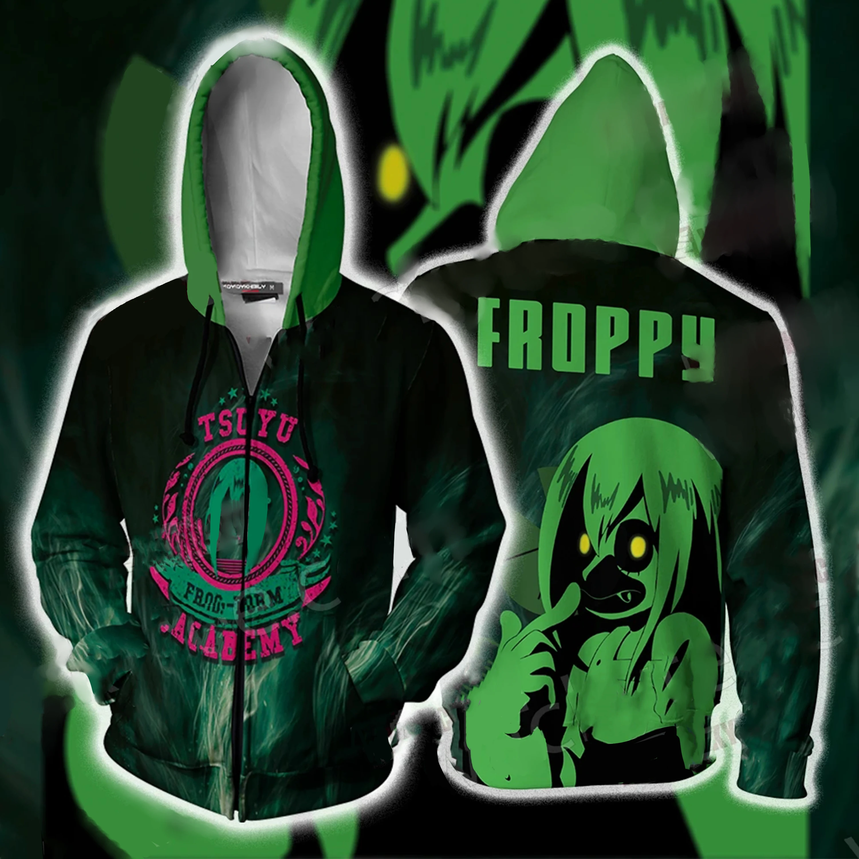 Новые костюмы для косплея моя геройская Академия Asui Tsuyu Boku no Hero Толстовка