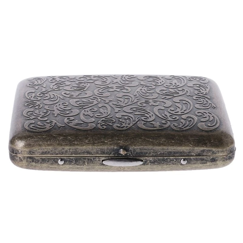 Чехол для мужской сигареты с подарочной коробкой 20 шт. винтажная металлическая