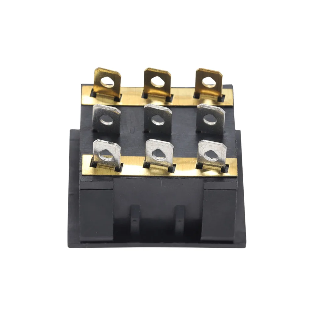 1 шт. 9 штифтов ВКЛ ВЫКЛ 2 положения рокер SPST для лодки светодиодная подсветка 15A/250