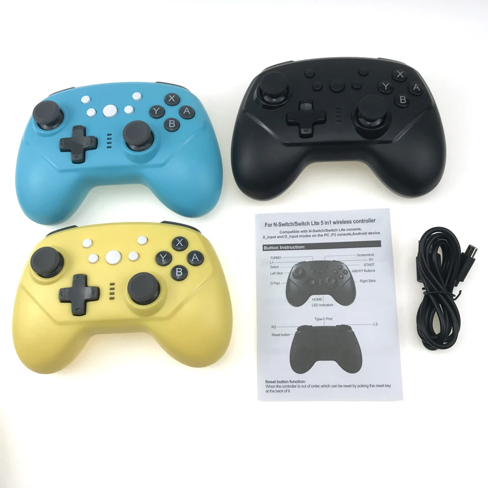 Беспроводной Bluetooth контроллер для Nintendo Switch Pro игровой джойстик Вибрационный