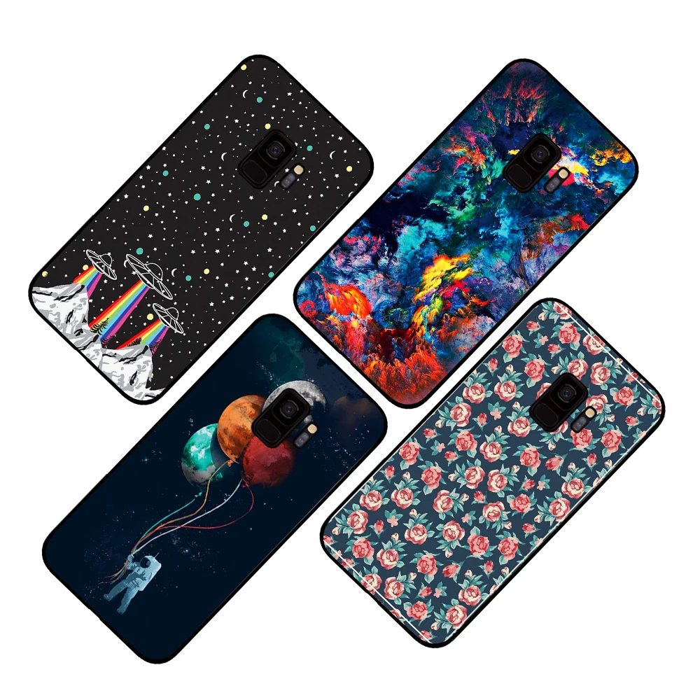 cosmos space for Samsung Galaxy A6 A8 Plus A7 A9 2018 A5 2017 18 J530 J7 J8 Phone cases | Мобильные телефоны и аксессуары