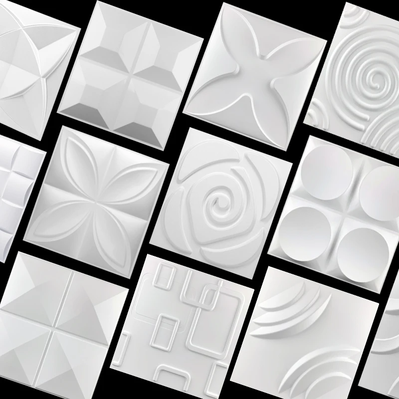 Декоративная 3D настенная панель s in Diamond дизайн 30x30 см 3d Наклейка на стену