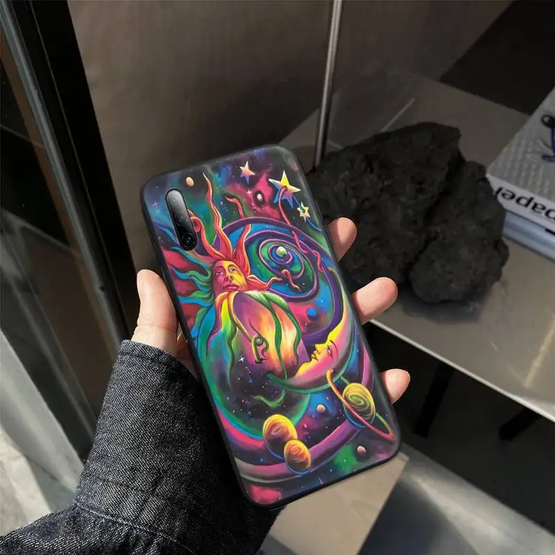 

Colourful Psychedelic Trippy Art Phone Case for Xiaomi mi 3 5 6 8 9 10 11 pro ultra 10t 6x a2 5x SE LITE note max Funda cover