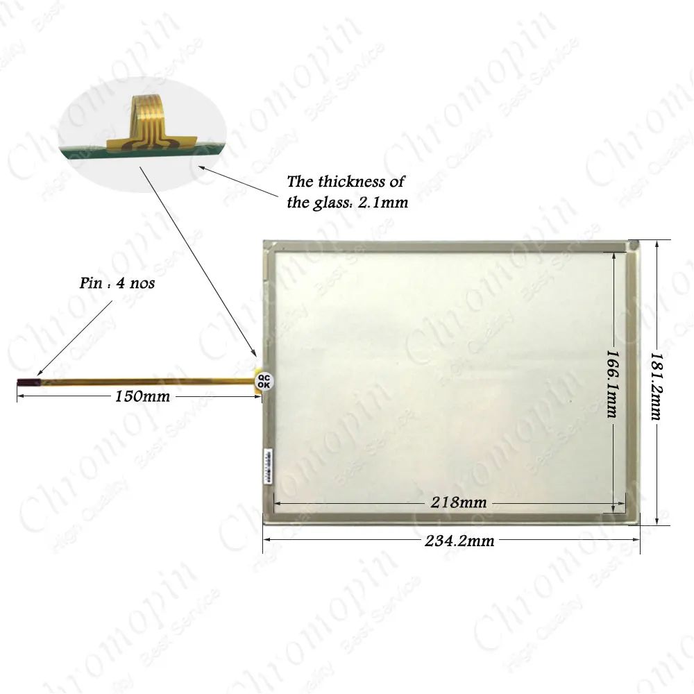 Сенсорная панель для 6AG1647-0AE11-4AX0 6AG1 647-0AE11-4AX0 6AG1647-0AF11-4AX0 647-0AF11-4AX0 KTP1000 с мембранная