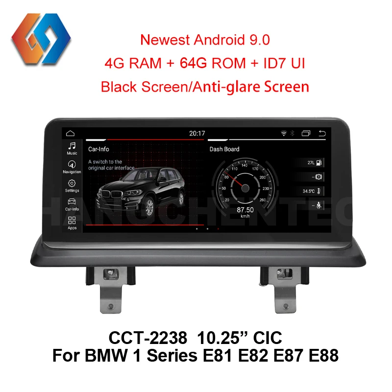 4G LTE 64G для BMW E87 CIC сенсорный экран GPS навигация 10 25 &quotАвтомагнитола Android