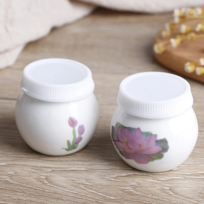 Прозрачная керамическая чашка для ногтей с цветочным принтом 1 шт. жидкое стекло