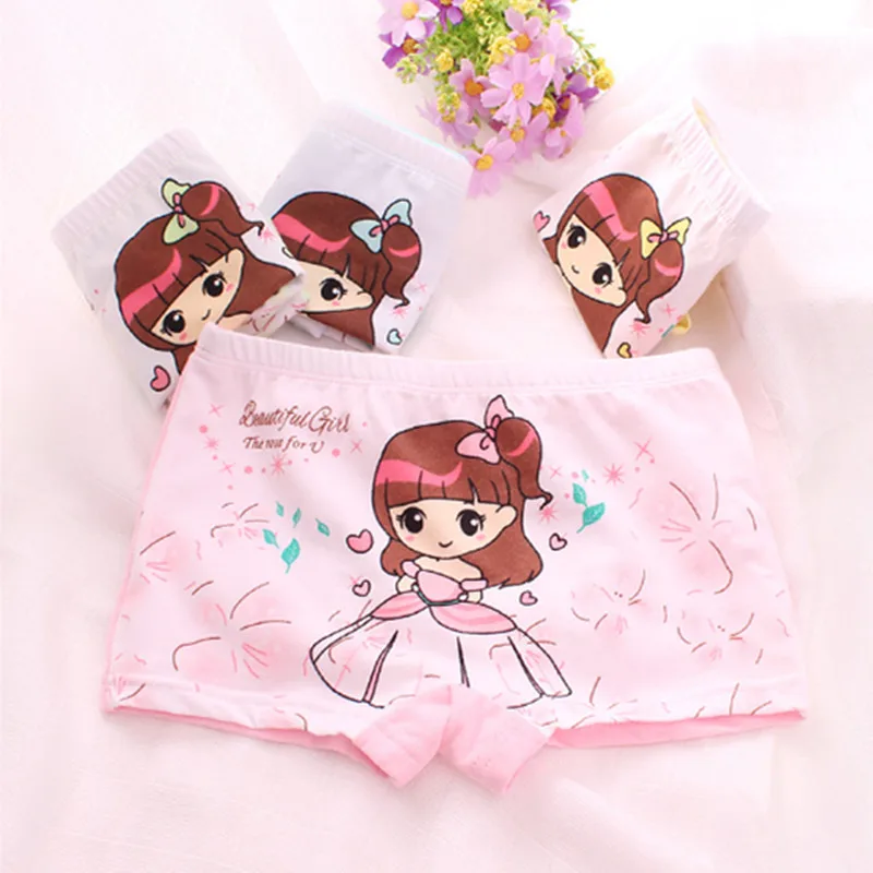

3 шт./лот; Детские трусы хлопковые трусы нижнее белье для девочек, трусики с милым рисунком героев мультфильмов детское нижнее белье для маль...