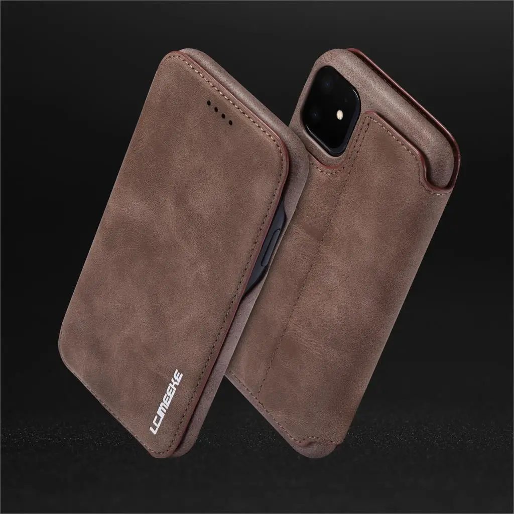 Чехол для iphone 11 Магнитный Флип кожаный чехол для iphone 11 Pro Max Книга Стиль телефон сумка Чехлы с отделениями для карт