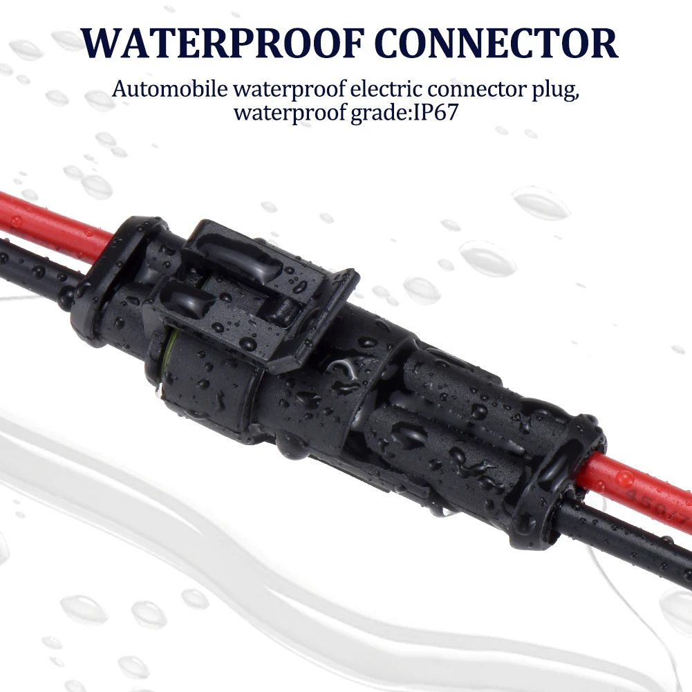 

BTRLIACY Discount! 352Pcs HID Waterproof Connector Plug Terminals 1/2/3/4 Pin Car Electrical Wire Connector Plug Truck Harness