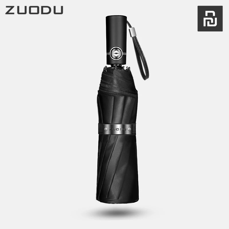 

Зонт Xiaomi ZUODU складной автоматический для мужчин и женщин, уличный аксессуар от дождя, кемпинга, бизнеса, черный