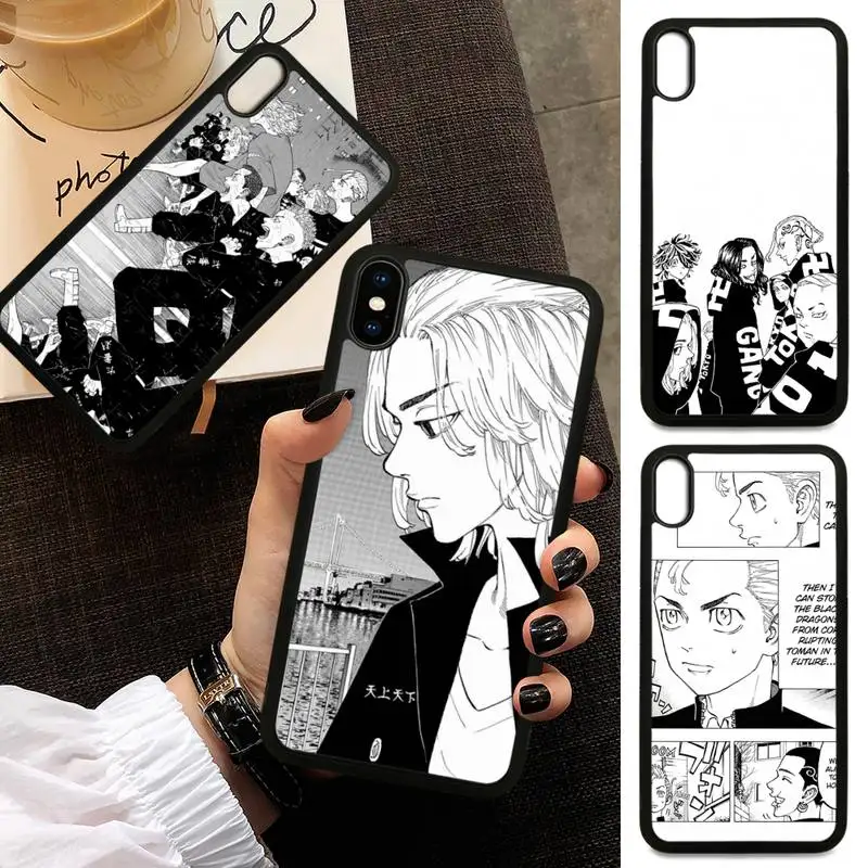 

Tokyo Revengers Soft TPU Hard PC Mobile Phone Cover For IPhone 12 11 Pro Max 7 8 6 6s Plus X Xs Xr Se 2020 Case