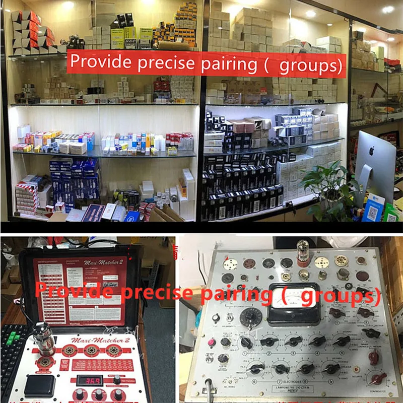 JJ 6SN7 вакуумная трубка замена 6N8P CV181 ECC32 5692 нажимная заводское тестирование и