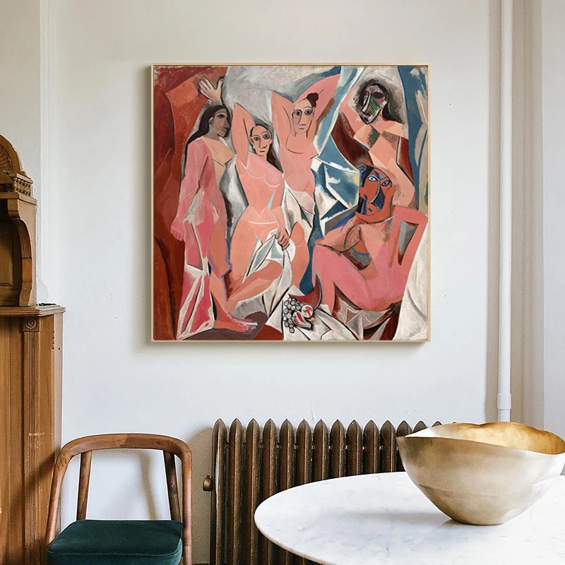 

Abstract Nude Women Posters and Print Pictures Classical Retro Oil Painting on Canvas for Living Room Home Decoration Cuadros