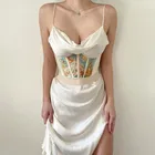 Корсет Женский, с принтом ангела, с высокой талией