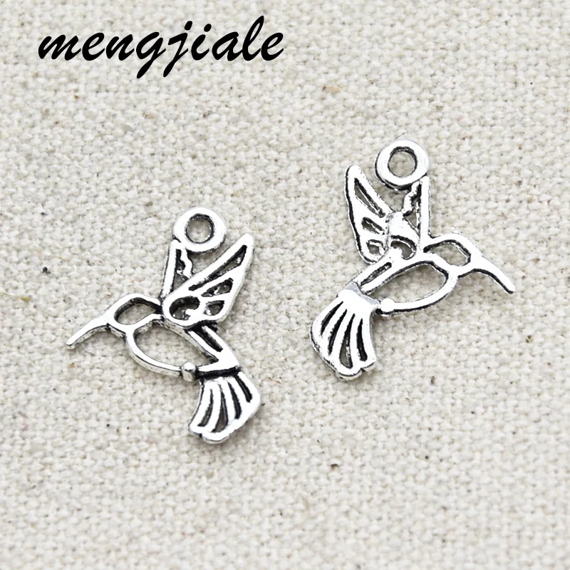 30 шт. Оптовая продажа Детское нижнее белье античное серебро летящей Птицы