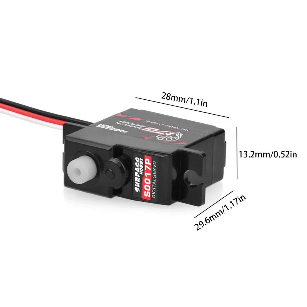 Надежный цифровой сервопривод SURPASS HOBBY 25 г/17 г/9 г/8 г из пластика/металла для 1:12 ScaleRC