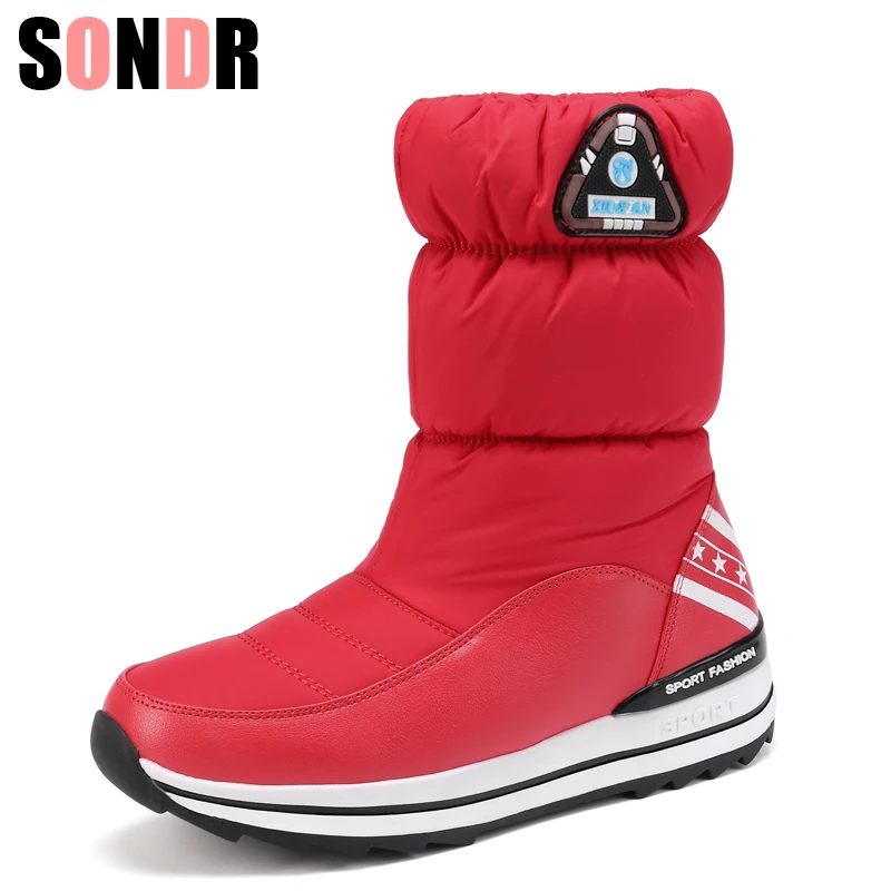 Зимние сапоги женская обувь женские зимние ботильоны на платформе