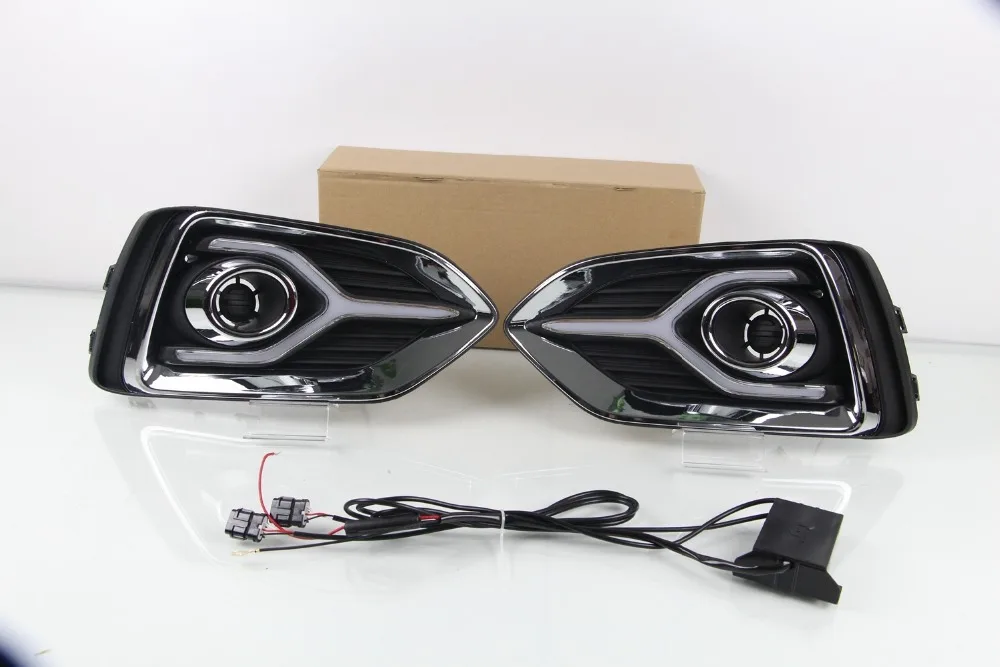 1 комплект желтый указатель поворота Функция 12В дневные ходовые огни