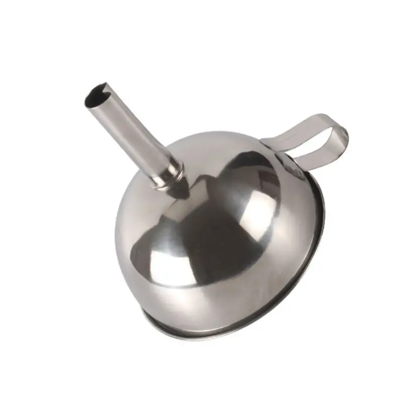 

Stainless Steel Funnel Kitchen Oil Liquid Canning Hopper Filter Wide Mouth Tool L5YE