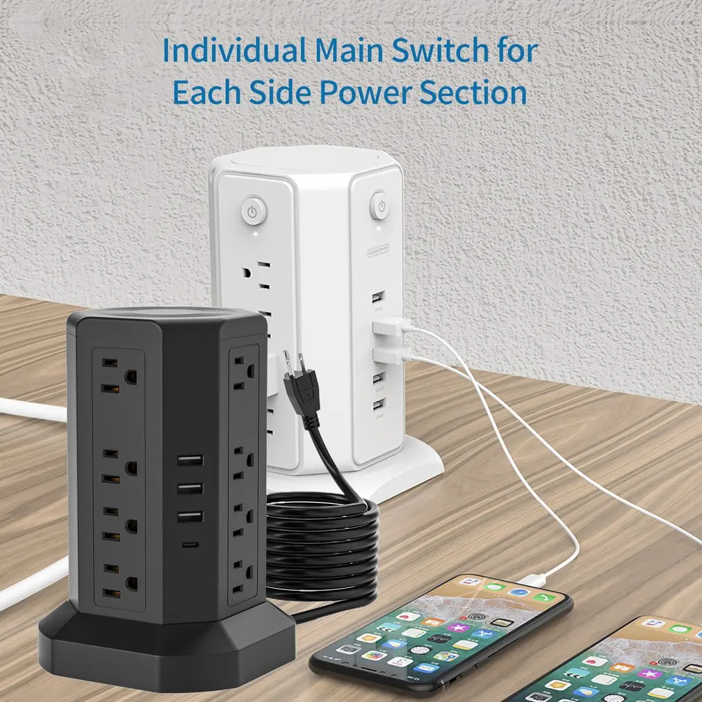 Стабилизатор напряжения с 3 USB-портами на 8 розеток | Обустройство дома