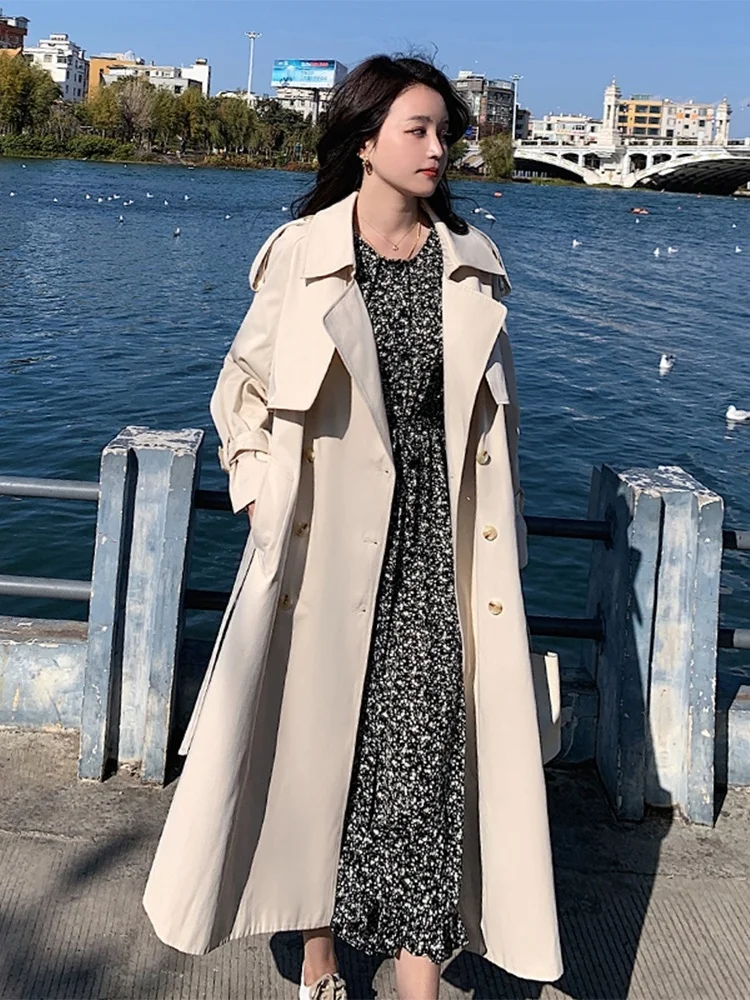 

Ветровка женская, в стиле богини Хепберн, на раннюю весну, 2021