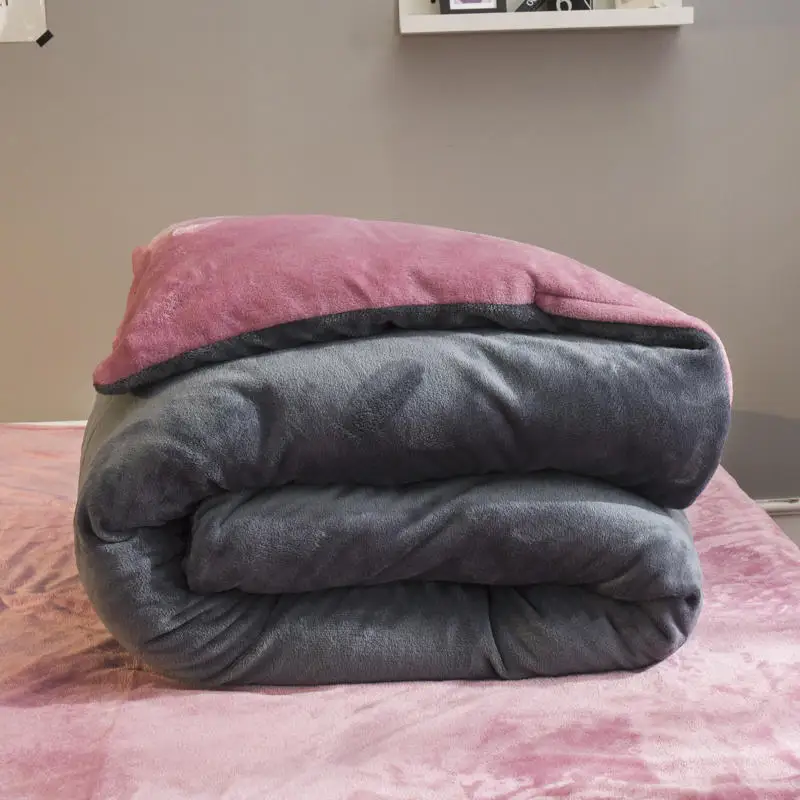 1 шт. пододеяльник Королевский размер однотонный фланелевый мягкий для зимы